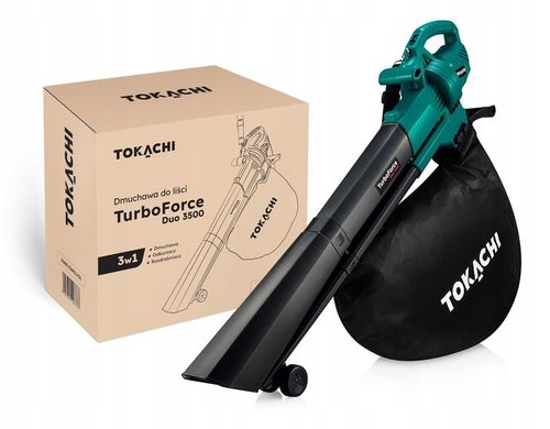 DMUCHAWA ELEKTRYCZNA DO LIŚCI 3500W OGRODOWA 3W1 ODKURZACZ na Arena.pl