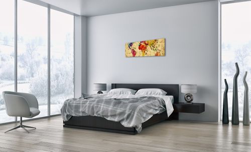 Obraz Na Płótnie - Mapa Kontynenty  - 90X30 Cm - Ab90X30-3582 na Arena.pl