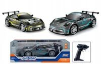 DUŻY SAMOCHÓD ZDALNIE STEROWANY NA PILOTA AUTO WYŚCIGOWE DRIFT RC PILOT LED