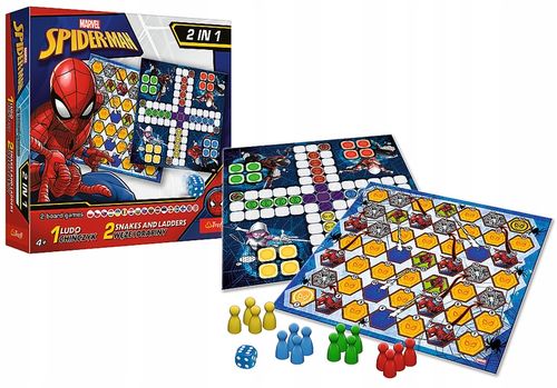 gra 2w1 chińczyk węże i drabiny spider-man 02419 na Arena.pl