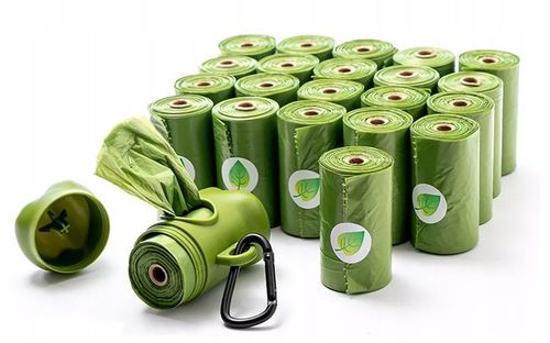 WORECZKI Na Psie Odchody BIODEGRADOWALNE Worki na Kupy BIO + ETUI 360 sztuk na Arena.pl