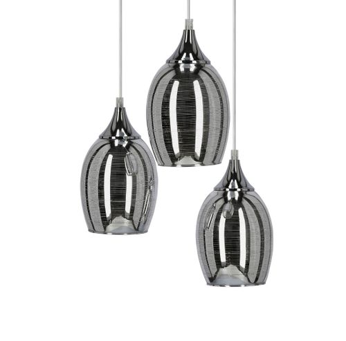 Marina zwis talerz 3x60W E27 chrom na Arena.pl