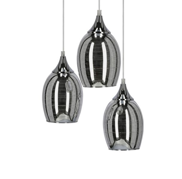 Marina zwis talerz 3x60W E27 chrom zdjęcie 4