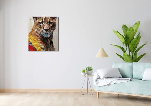 Obraz 60x70cm Papierowy Tygrys na Arena.pl