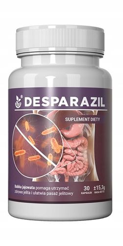 DESPARAZIL 30kap oczyszczanie organizmu ekstrakt ziola babka czystek rzepik na Arena.pl