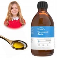 Vitaler's Tran Norweski Junior Bezzapachowy Omega-3 dla Dzieci DHA 250 ml