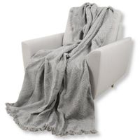 Narzuta Żakardowa 160X200 Szara 8658