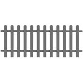 Emaga Płot sztachetowy, WPC, 200x80 cm