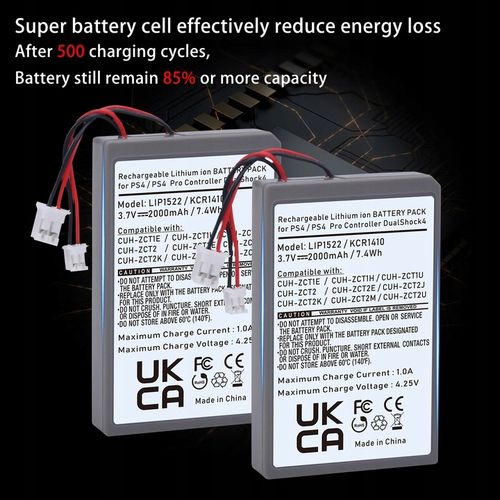 Akumulator Bateria LIP-1522 LIP1522 KCR-1410 do Pada PS4 DUALSHOCK 4 na Arena.pl