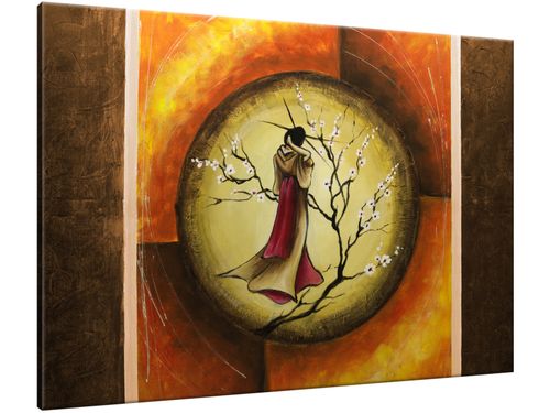 Obraz Piękna Japonka 100x70 PŁÓTNO na Arena.pl