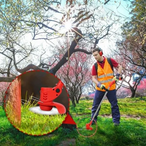 TELESKOPOWA ELEKTRYCZNA BEZPRZEWODOWA PODKASZARKA 650 W MOCNA+2*3000mAh AKU na Arena.pl