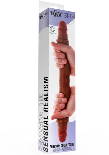 podwójne dildo toyjoy get real silicone foreskin double dong 40cm toyjoy na Arena.pl