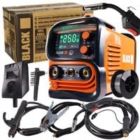 SPAWARKA MIGOMAT BEZGAZOWY INWERTOROWY FLUX MIG MAG MMA 250A EURO LCD