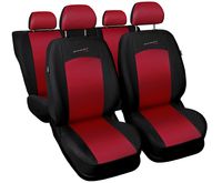 Uniwersalne pokrowce samochodowe SPORT LINE Czerwone do KIA CARENS