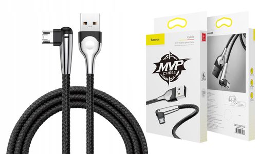 BASEUS Kabel kątowy Kąt micro-USB MVP 2.4A 100cm na Arena.pl