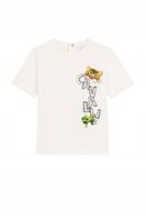 ROBERTO CAVALLI Koszulka chłopięca z nadrukiem logo i dzikiej przyrody 18M