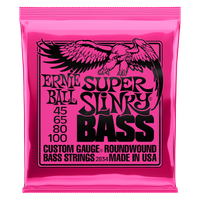 Struny do basu gitary basowej 4 strunowej 45-100 Ernie Ball 2834