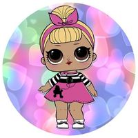 Opłatek na tort LOL Lalki Suprise Postacie