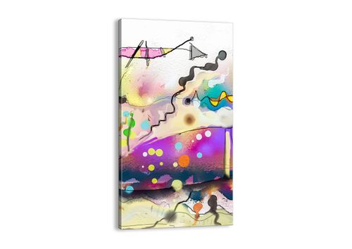 Obraz Na Płótnie - Ryby Pastele  - 65X120 Cm - Pa65X120-4096 na Arena.pl