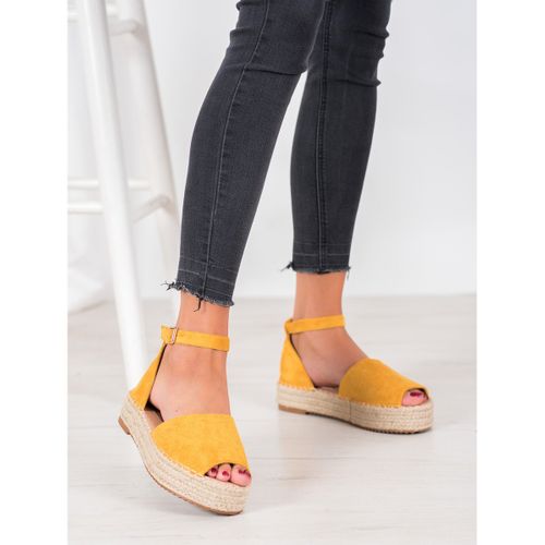 Źółte Espadryle Open Toe r.39 na Arena.pl