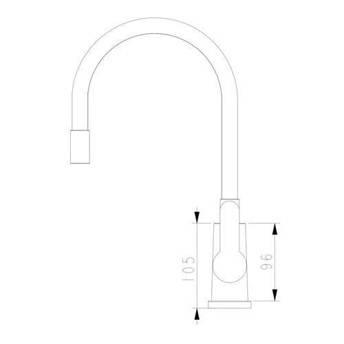 Bateria kuchenna WEZER EKO41X-02G z elastyczną wylewką na Arena.pl