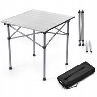 STÓŁ TURYSTYCZNY OGRODOWY SKŁADANY BANKADA METEOR 51x53x50 aluminiowy lekki
