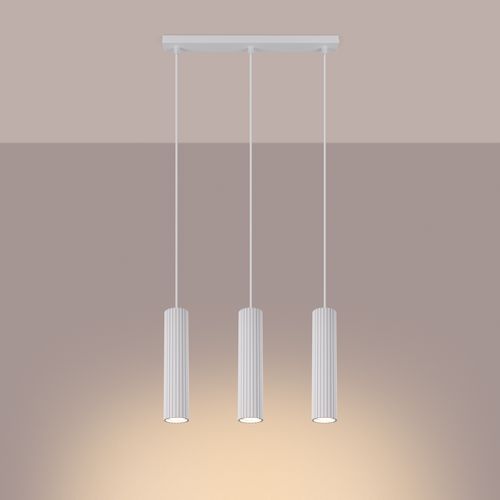 Lampa wisząca KARBON 3L biały na Arena.pl