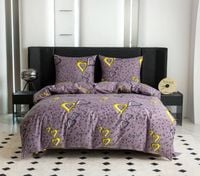 KOMPLET POŚCIELI WALENTYNKI Satyna bawełna 160x200 CM + 2 POSZEWKI 70x80 CM