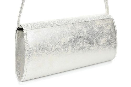 Srebrna Damska Torebka Kopertówka wieczorowa Beltimore W20 na Arena.pl