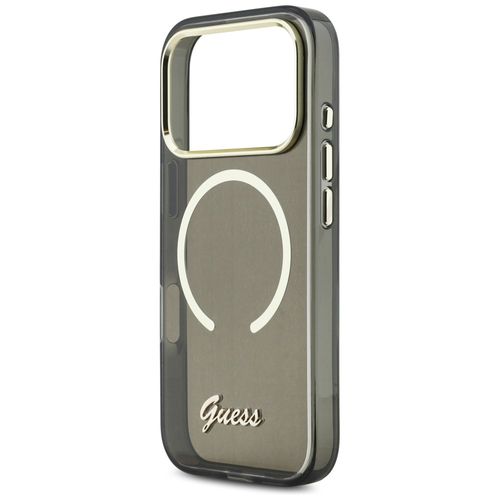 etui guess iml script metal magsafe do   iphone 17 pro czarny na Arena.pl