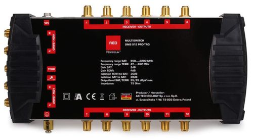 Multiswitch 5/12 Opticum OMS 512 PRO + zasilacz na Arena.pl