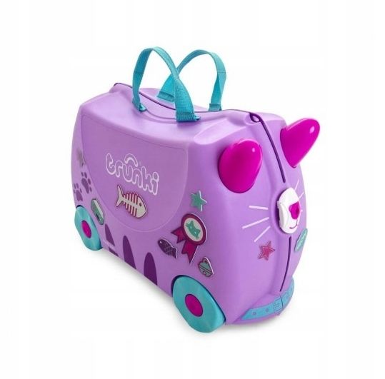 Trunki Jeżdżąca walizeczka Trunki - Kotek Cassie + naklejki zdjęcie 2
