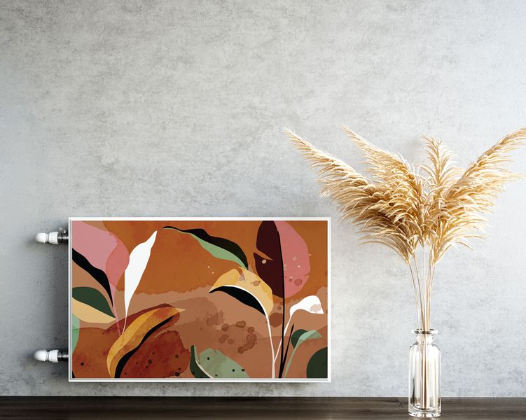 Osłona MAGNETYCZNA Na Grzejnik Kolorowe Liście Abstrakcja 100cm x 60cm zdjęcie 5