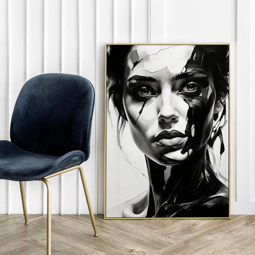 Plakat abstrakcja portret 29,7x42 cm A3 na Arena.pl
