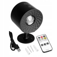 Lampa Wewnętrzna 360° USB LED Ścienna Kinkiet 3 Barwy 3 Moce + Tryb Nocny
