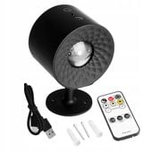 Lampa Wewnętrzna 360° USB LED Ścienna Kinkiet 3 Barwy 3 Moce + Tryb Nocny