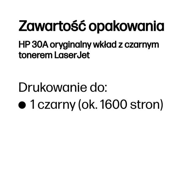 Toner HP 30A black zdjęcie 8