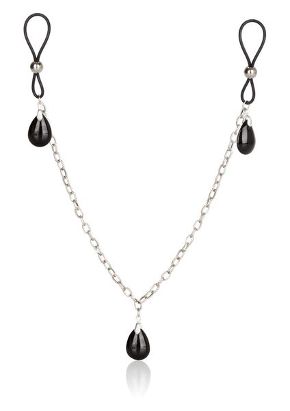 Nonpierce Nipple Chain Jewelry Black zdjęcie 1