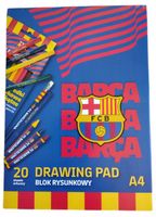 blok rysunkowy fc barcelona a4/20k 100g a'10