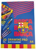 blok rysunkowy fc barcelona a4/20k 100g a'10