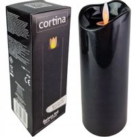 ŚWIECZKA LED WKŁAD DO ZNICZA RUCHOMY PŁOMIEŃ NA BATERIE ŚWIECA 15cm