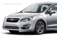 Subaru Impreza - Chromowane Listwy Chrome Grill Atrapy Zderzaka Tuning