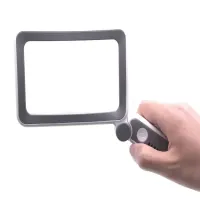 Lupa 4x do czytania szkło powiększające z podświetleniem ładowna USB