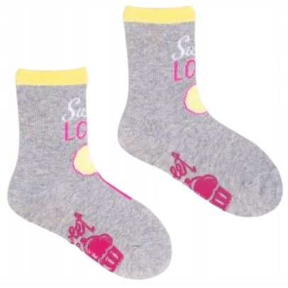 6 - PAK Skarpetki ANTYPOŚLIZGOWE ABS 6 PAR skarpety dziewczęce 17 - 19 na Arena.pl