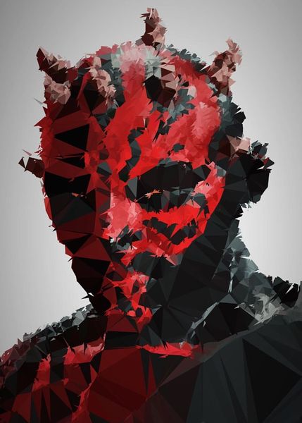 POLYamory - Darth Maul, Gwiezdne Wojny Star Wars - plakat 70x100 cm zdjęcie 1