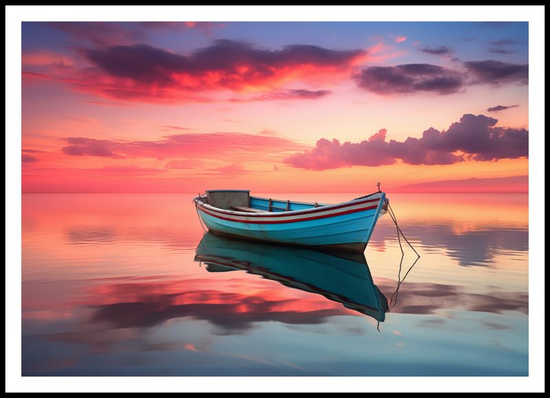 Plakat 100x70cm Spokój przed Połowem zdjęcie 3