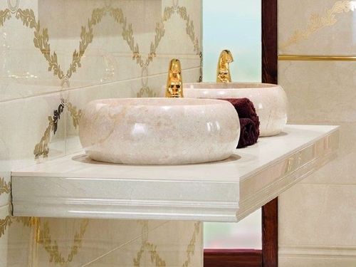 Kamienna umywalka Ferox Cream na Arena.pl