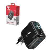 Unitek Ładowarka GaN z wyświetlaczem |100W|3xUSB-C|1xUSB-A|PD3.0|QC4.0