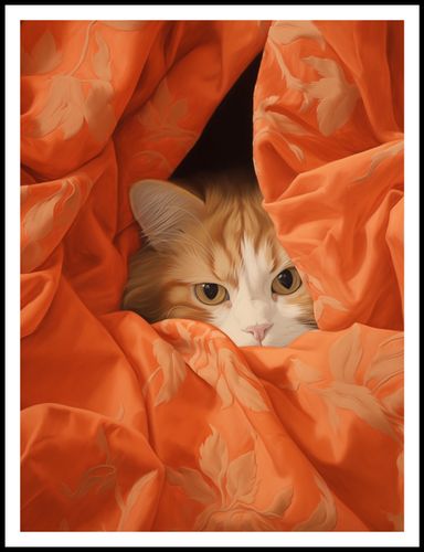 Plakat 75x100cm Ukryty Kot na Arena.pl