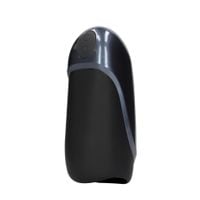 vibrating masturbator sleeve   licorice black